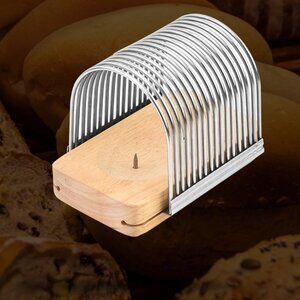 Stainless Steel Bread Slicer- Bread Slicer for Homemade Bread-Kitchen Baking